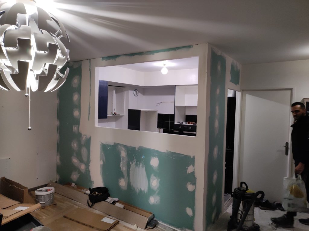 Rénovation d'intérieur à Châteaulin.
